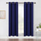 NICETOWN Living Room Blackout Draperies Curtains, Window Treatment Energy Saving Thermal Insulated Solid Grommet Blackout Draperies/Drapes (1 Pair, 42 by 72-Inch, Navy Blue)