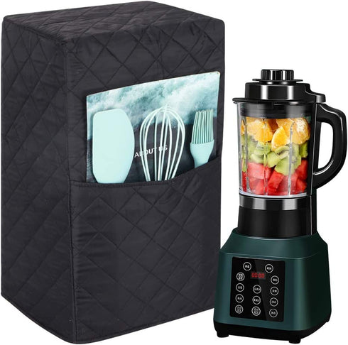 Kitchen Blender Covers, Quilted Polyester Cover Compatible with Ninja 1000 Watt Professional Blender, Protector Cover for Blender Appliance, Gift for Mother 9"x7"x16.5"