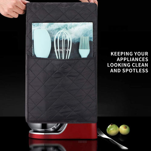 Kitchen Blender Covers, Quilted Polyester Cover Compatible with Ninja 1000 Watt Professional Blender, Protector Cover for Blender Appliance, Gift for Mother 9"x7"x16.5"