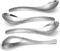 HIWARE Thick Heavy-weight Soup Spoons, High Grade Stainless Steel Soup Spoons, Table Spoons, Set of 6