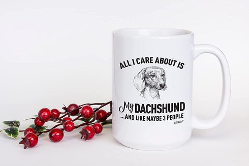 Dachshund Mom Gifts Mug For Christmas Women Men Dad Decor Lover Decorations Stuff I Love Dachshund Coffee Accessories Talking Art Apparel Funny Birthday Home Supplies Products Dog Coffee Cup Mugs