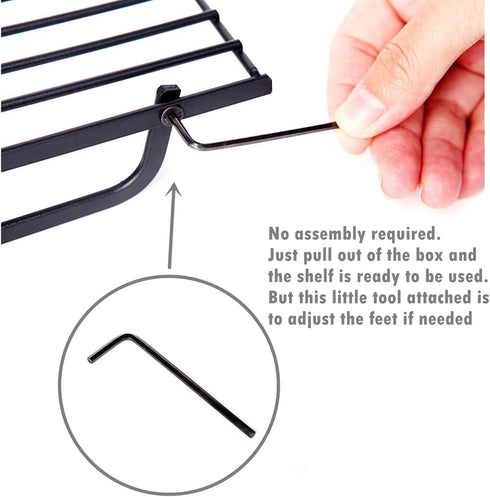 Kitchen Storage Shelf, Kitchen Organization Storage Rack Expandable Foldable Counter Shelf 2 pieces,35.4''/15.75"W-28.75"L x 9.8" H