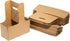 Gugas LLC Kraft Drink Carrier for Delivery (30 Count) - 2 Cup Holder Drink Carriers with Handle - in Bulk for Restaurants, Food Delivery, Uber Eats, Doordash, Postmates, Cafes, & Coffee Shops