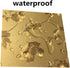 Red-A Placemat, Durable Stain-Resistant Table Mats PVC Placemats for Kitchen Dining Table Set of 4,Gold