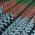 RAINBOW TOYFROG Army Men Play Bucket-Soldiers of WWII-Over 300 Piece Set