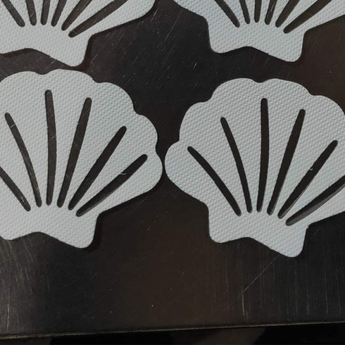 TOPBATHY 24PCS Bathtub Sticker Skid Proof Sea Shell Shaped Bathtub Decal Bathing Shower Safety Floor Sticker Bathroom Slip Solutions