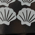 TOPBATHY 24PCS Bathtub Sticker Skid Proof Sea Shell Shaped Bathtub Decal Bathing Shower Safety Floor Sticker Bathroom Slip Solutions
