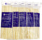 KingSeal Renewable Bamboo Wood Corn Dog Skewers, Sticks, 8.75 Inches x 5 mm Diameter, Blunt Point for Safety, Retail Pack - 5 Bags of 50 Skewers (250 Count)