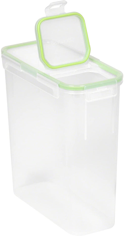 Snapware Airtight 15.3-Cup Slim Rectangular Food Storage Container with Fliptop Lid, Clear
