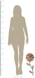 Stratton Home Décor S11554 Romantic Flower Stem Wall Décor, 8.66 W X 0.98 D X 21.46 H, Gold