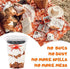12 oz Clear Plastic Parfait Cups with Insert 3.25oz & Flat Lids No Hole - (20 Sets) Yogurt Fruit Parfait Cups for Kids, for Dips and Veggies, Take Away Breakfast and Snacks. No Leaking