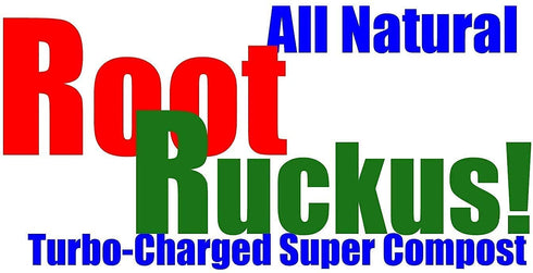 Root Ruckus Compost Fertilizer Organic - Turbo Charged Compost for Plants (32 oz) - Humic Acid & Sea Kelp Plant Growth Supplement for Lawns, Soil, Shrubs & Vegetables