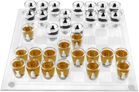 Drinking Shot Glass Chess Set