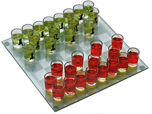 Drinking Shot Glass Chess Set