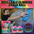 2 Chalk Balls for Outdoor Indoor Rock Climbing Chalk Bag. Refillable Chalk Ball for Chalk Bag for Rock Climbing, Gymnastics Chalk, Weightlifting Chalk. Workout Chalk Ball. Workout Chalk for Hands.