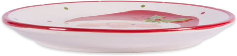 DII Winter Season Dishware Holiday Baking, Cookie Plate, 8.3x8.3", Santa