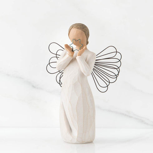 Willow Tree Bright Star Angel, Sculpted Hand-Painted Figure