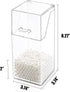 InnSweet Makeup Brush Holder Organizer, Dustproof Cosmetics Brush Storage with White Pearls