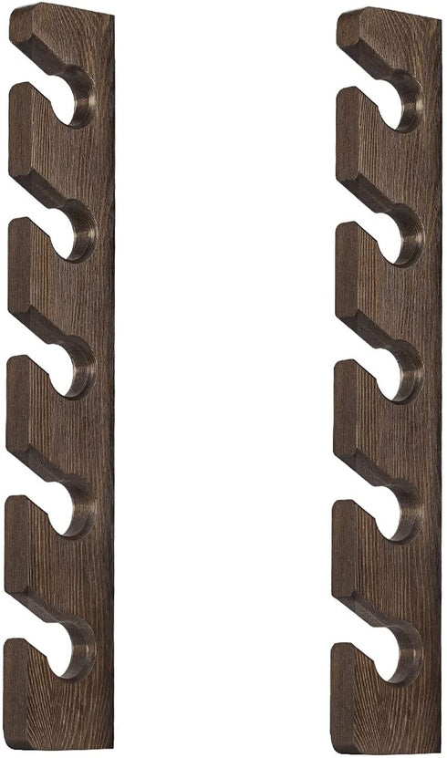 Keletop Hat Rack for Wall Baseball Cap Organizer Hanger (2 Pack) Modern Wooden Hat Holder Wall-Mounted Caps Display for Closet Door Bedroom Entryroom Laundry