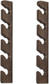 Keletop Hat Rack for Wall Baseball Cap Organizer Hanger (2 Pack) Modern Wooden Hat Holder Wall-Mounted Caps Display for Closet Door Bedroom Entryroom Laundry