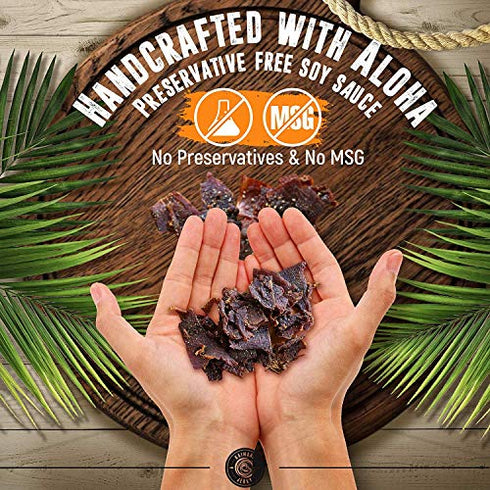 Kaimana Wild-Caught Ahi Tuna Jerky - Peppered | Rich in Omega-3s & High in Protein | All-Natural & Organic Fish Jerky (2 oz)