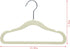 Amazon Basics Kids Velvet, Non-Slip Clothes Hangers, Beige - Pack of 50