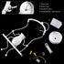 KAWELL Humanoid Creative Wall Light Adjustable Swing Metal Bedside Wall Lamp Modern Decor Wall Sconces Lighting Cartoon Doll Gift Wall Lamps LED Wall Light Fixtures Max 60W E26 White