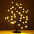 Cherry Blossom Tree Light,17inch 40LED Lighted Tabletop Artificial Flower Bonsai Tree Lamp USB Powered by ZHOUDUIDUI for Home Decor Room Office Party Wedding Christmas Decorations(Warm White)