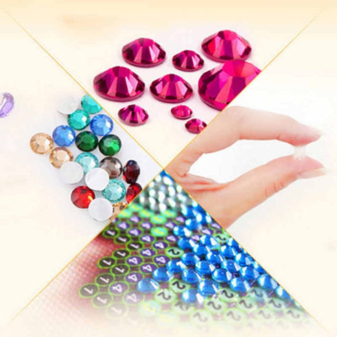 CRPSEN 5D Shiny Crystal Diamond Rhinestone Sparkle Diamonds General 28colors (2000pcs)