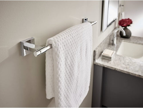 Franklin Brass Maxted Towel Bar, Polished Chrome Bathroom Towel Holder, Bathroom Accessories, MAX24-PC