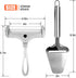 2 Pieces Stainless Steel Wire Cheese Slicer with Cheese Plane Tool, Adjustable Thickness Cheese Cutter for Soft, Semi-Hard, Hard Cheeses Kitchen Cooking Tool, Grey