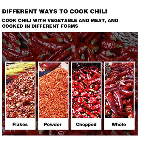 Dried Sichuan Chili Peppers Whole 4 Ounces, Mild, Used in Mexican, Chinese, Thai Dishes, Premium Szechuan Dried Red Chilies for Chili Oil, Paste, and Sauce