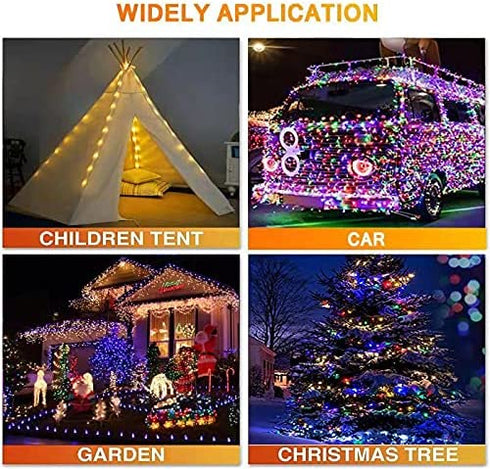 52Ft Trampoline Lights, SUVEUS Waterproof LED Lights for 16Ft 15Ft 14Ft 12Ft 10Ft Trampoline, 16 Colors Change with Remote and App Control, Sync up to Music, Super Bright for Kids to Play at Night