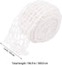Cabilock Cotton Meat Poultry Ham Netting Roll Spiced Pork Shoulder Net Bag for Meat Cooking (5m, White)