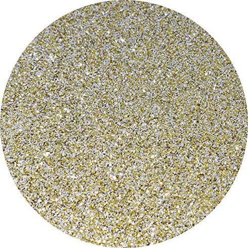 Hemway Glitter Paint Additive 100g / 3.5oz Crystals for Acrylic Emulsion Paint - Interior Wall, Furniture, Ceiling, Wood, Varnish, Matte - Fine (1/64" 0.015" 0.4mm) - Gold Silver