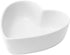 WAIT FLY Heart-shaped Bowls for Salad Soup Snack Dessert Best Kitchen Household Cooking Gifts for Home Kitchen, White