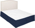 Nestl Pleated Bed Skirt, Easy Fit Bed Skirt, 14 Inch Tailored Drop Bed Skirt, Soft Double Brushed Premium Microfiber Ruffle Bed Skirt, Luxury Bedskirt, Hotel Bed Ruffle, King Bed Skirt Dark Blue