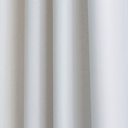 Curtainworks Kendall Color Block Grommet Curtain Panel, 95 inch, White / Dark Grey