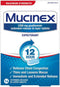 Chest Congestion, Mucinex Maximum Strength 12 Hour Extended Release Tablets, 14ct, 1200 mg Guaifenesin with extended relief of chest congestion caused by excess mucus, thins and loosens mucus
