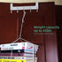 Over Door Hanger Heavy-Duty Hook, Hanging Clothes,Coat,Bag,Robe,Towel,Bathroom,Closet,Back of Door Hanger,Sturdy Anti-Rust Lightweight 5-Hooks Aluminum Black