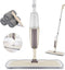 HOMTOYOU Spray Mop Upgrade for Floor Cleaning - Floor Mop with a Refillable Spray Bottle and 3 Washable Pads, Flat Mop for Home Kitchen Hardwood Laminate Wood Ceramic Tiles Floor Cleaning