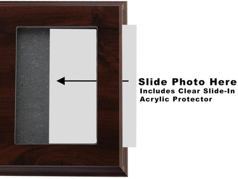 Elegant Signs First My Brother Forever My Friend - Wood Picture Frame Holds 4x6 Photo - Sibling Gift for Adults, Teens, or Kids