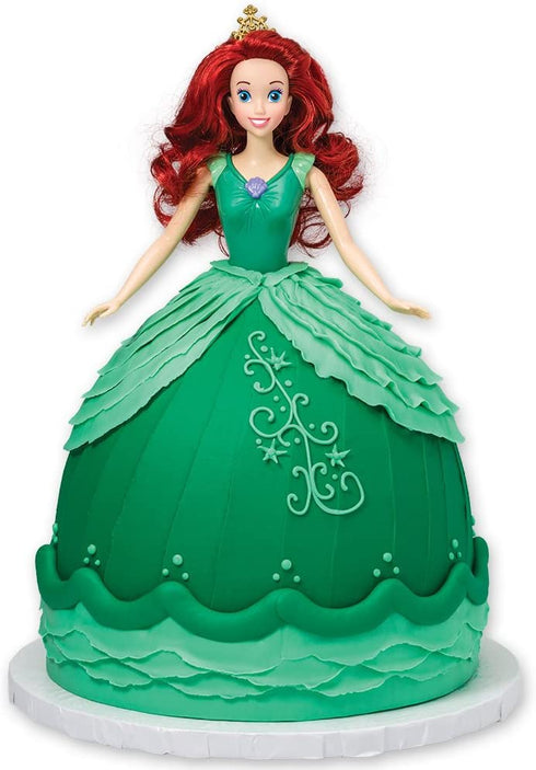 DecoPac Disney Princess Doll Signature Cake DecoSet Cake Topper, Ariel, 11"
