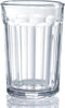 Luminarc Working 21-Ounce Storage Jar/Cooler with Lids, Set of 4 Tumbler Glasses, Clear
