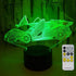 Novelty Race Car 3D Night Light 7 Colors Changing Nightlight with Smart Touch & Remote Control Optical Illusion Lamps for Kids or as Gifts for Women Kids Girls Boys