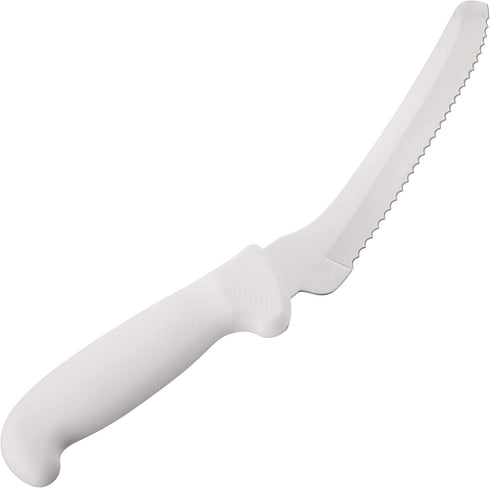 Mercer Culinary Ultimate White, 8 Inch Offset Bread Knife
