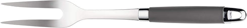 Anolon SureGrip Stainless Steel Meat Fork/Kitchen Tool, 13.25 Inch, Gray,46288