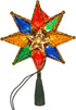 Kurt Adler 10-Light 8-Point Star Christmas Treetop, 8-Inch, Multi-Colored