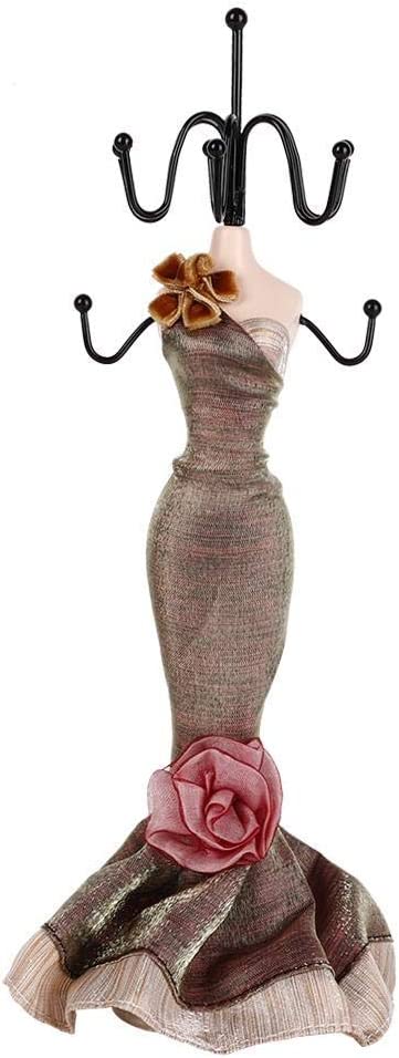 Fashion Jewelry Display Stand, Hanging Jewelry Organizer / Jewelry Organizer Holder Human Model Jewelry Organizer For Jewelry Towers Jewelry-Towers For Girls Women(Small Model )