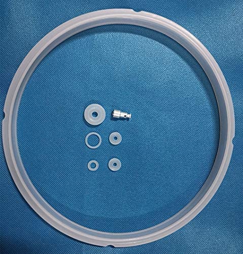 Pressure Cookers Universal Replacement Silicone Sealing Rings Gaskets Float Valve Sealer Set for 5 or 6 Quart Pressure Cooker Models